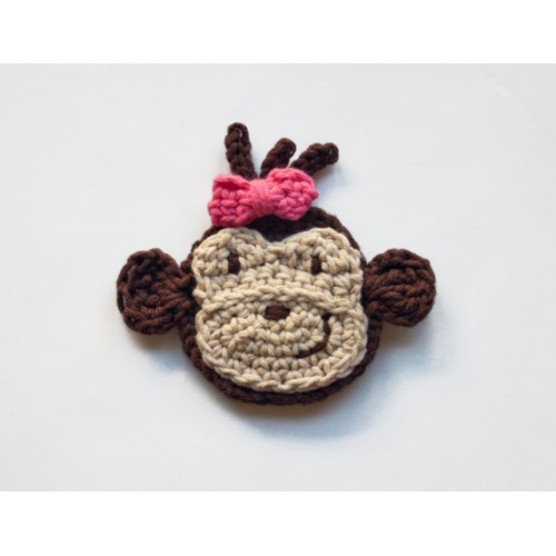 Monkey Applique Crochet