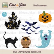 Halloween Applique Template