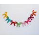 Garland of Colorful Bows Crochet Pattern