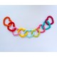 Garland of Colorful Hearts Crochet Pattern