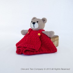 Teddy Bear Security Blanket Crochet Pattern