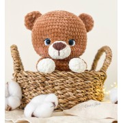 Buddy the Bear Amigurumi Crochet Pattern - English, Dutch, German, Spanish, French