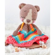 Happy the Rainbow Bear Minilovey Crochet Pattern - English, Dutch, German, Spanish, French