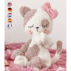 Millie the Kitty Cuddler Crochet Pattern - English, Dutch, German, Spanish, French