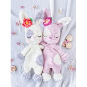 Nibbles the Bunny Cuddler Crochet Pattern - English, Dutch, German, Spanish, French
