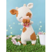 Rosie the Cow Amigurumi Crochet Pattern - English, Dutch, German, Spanish, French