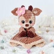Bear, Deer and Wolf Loveys Crochet Pattern  English