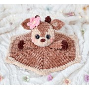 Bear, Deer and Wolf Loveys Crochet Pattern  English