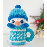 Cozy Christmas Mugs Amigurumi Crochet Pattern - English