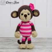 Lily the Baby Monkey Amigurumi Crochet Pattern