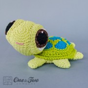 Bob the Turtle Lovey and Amigurumi Crochet Patterns Pack