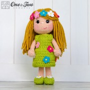 Daisy the Spring Girl Amigurumi Crochet Pattern