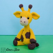 Geri the Giraffe Lovey and Amigurumi Crochet Patterns Pack