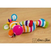 Rainbow Zebra Amigurumi Crochet Pattern