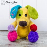 Scrappy the Happy Puppy Amigurumi Crochet Pattern