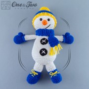 Snowman Amigurumi Crochet Pattern