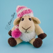 Chloe the Sheep Lovey and Amigurumi Crochet Patterns Pack