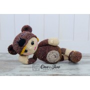 Honey the Teddy Bear Girl Amigurumi Crochet Pattern
