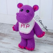 Pip the Hippo Lovey and Amigurumi Crochet Patterns Pack
