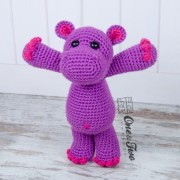 Pip the Hippo Amigurumi Crochet Pattern