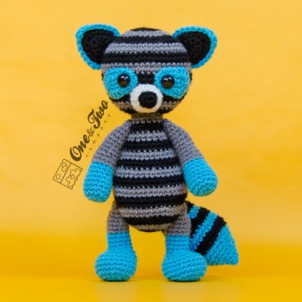 Rascal the Raccoon Amigurumi Crochet Pattern