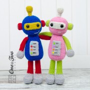Robby the Robot Lovey and Amigurumi Crochet Patterns Pack