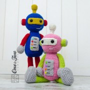 Robby the Robot Amigurumi Crochet Pattern