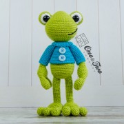 Kelly the Frog Lovey and Amigurumi Crochet Patterns Pack
