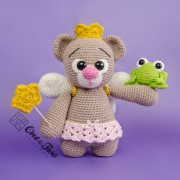 Bella the Little Teddy Bear "Little Explorer Series" Amigurumi Crochet Pattern