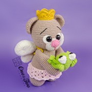 Bella the Little Teddy Bear "Little Explorer Series" Amigurumi Crochet Pattern
