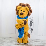 Elliot the Big Lion "Big Hugs Series" Amigurumi Crochet Pattern