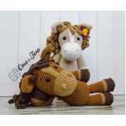 Haley the Horse Lovey and Amigurumi Crochet Patterns Pack