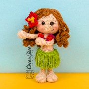 Mya the Hawaiian Girl Amigurumi Crochet Pattern