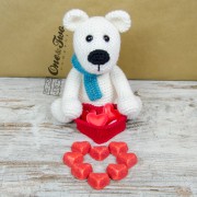 Parker the Polar Bear Amigurumi Crochet Pattern