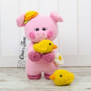 Poppy the Sweet Piggy and Friends "Little Explorer Series" Amigurumi Crochet Pattern
