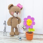 Bonnie and Benjamin the Little Teddy Bear Family Crochet Pattern