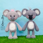 Kira the Koala Amigurumi Crochet Pattern - English, Dutch, German