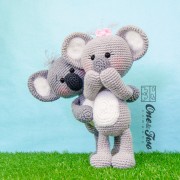 Kira the Koala Amigurumi Crochet Pattern - English, Dutch, German