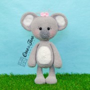 Kira the Koala Amigurumi Crochet Pattern - English, Dutch, German