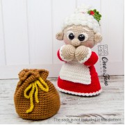 Mrs. Claus "Little Explorer Series" Amigurumi Crochet Pattern - English, Dutch, German