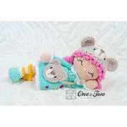 Joy the Teddy Bear Dolly Amigurumi Crochet Pattern - English, Dutch, German, Spanish and French