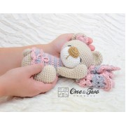 Norah the Sleeping Bear Amigurumi Crochet Pattern - English, Dutch, German