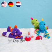 The Hatching Party Amigurumi Crochet Pattern - English, Dutch, German