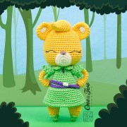 Sunni the Gummi Bear Amigurumi Crochet Pattern - English, Dutch, German, Spanish, French