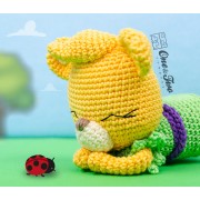 Sunni the Gummi Bear Amigurumi Crochet Pattern - English, Dutch, German, Spanish, French