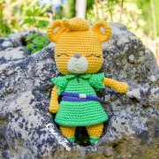 Sunni the Gummi Bear Amigurumi Crochet Pattern - English, Dutch, German, Spanish, French