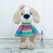 Lucas the Beagle Amigurumi Crochet Pattern - English, Dutch, German, Spanish, French