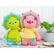 Tessa the Triceratops - Little Explorer Series Amigurumi Crochet Pattern - English, Dutch, German, Spanish, French