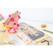 Tessa the Triceratops - Little Explorer Series Amigurumi Crochet Pattern - English, Dutch, German, Spanish, French