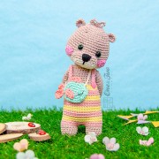 Ori the Otter Minilovey and Amigurumi Crochet Patterns Pack - English, Dutch, German, Spanish, French